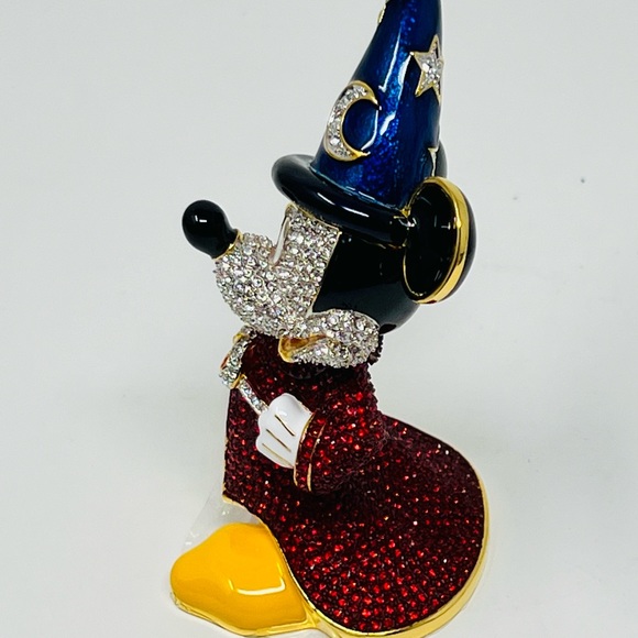 Disney Arribas Brothers Limited Edition Sorcerer Mickey Mouse Swarovski Figurine - Picture 8 of 14